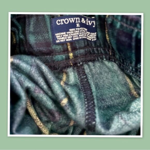 Crown & Ivy Men’s Lounge Pants - Size XL - Picture 2 of 2